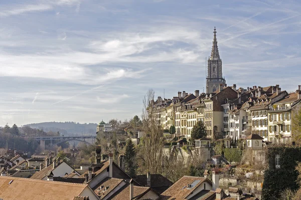 General view towards city of Bern, Switzerland — стокове фото
