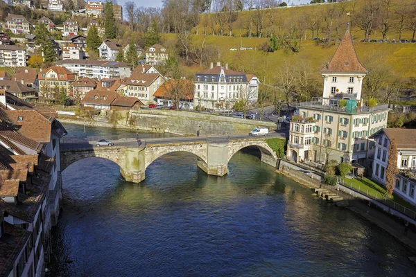 Lower Gate Bridge in Bern, Switzerland — 图库照片