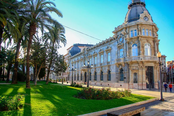 Cartagena Ισπανία 002 2018 Πρώην Δημαρχείο Της Πόλης Της Καρθαγένης — Φωτογραφία Αρχείου