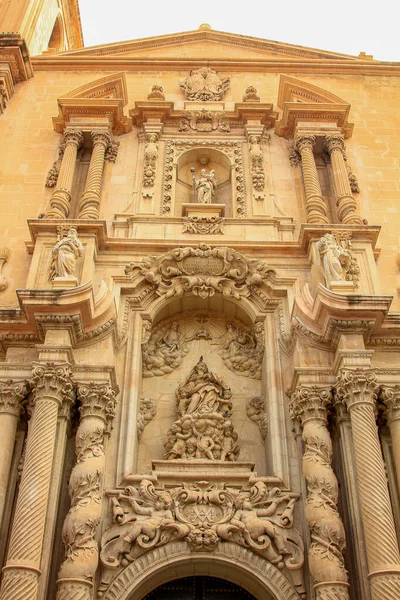 Elche Spanien 2018 Details Des Zugangs Zur Kirche Von Elche — Stockfoto