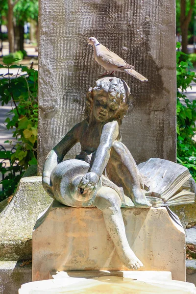 Albacete Spanien 2019 Zierbrunnen Stadtpark — Stockfoto