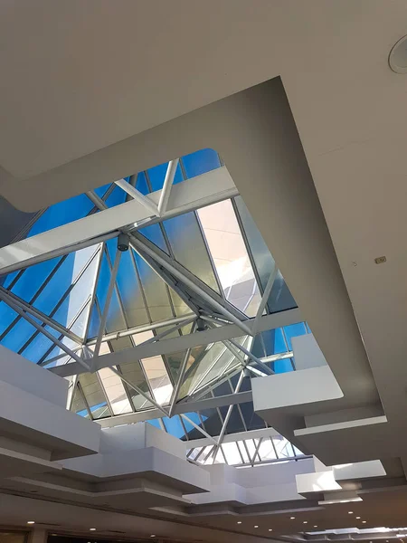 Madrid Espagne 2019 Plafond Intérieur Bâtiment Moderne — Photo