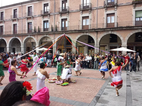 ボリビアの ele のアビラ、スペイン 2014 年 10 月 12 日: お祝い — ストック写真