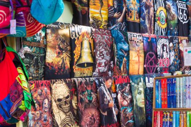 Murcia, İspanya 23 Ağustos 2014: Market Street tipik kalabalık toplamı