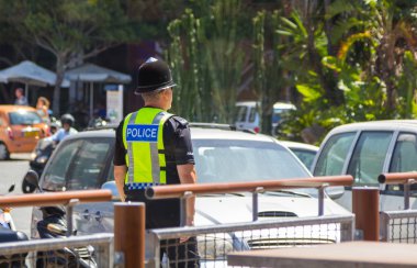 Londra 3 Eylül 2014: Polis tipik İngilizce