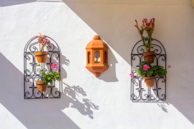 Endülüs dekoratif öğeler için pencere ve duvar korkulukları çiçek 