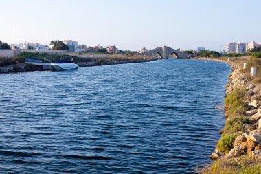 manga del mar menor Murcia, İspanya kanala erişim