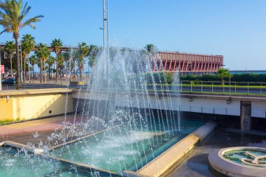 Park çeşme Nicolas Salmeron Almeria, İspanya