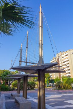 güzel yürüyüş alanları Nicolas Salmeron Park Almeria, İspanya
