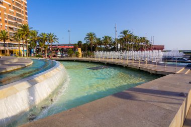 güzel yürüyüş alanları Nicolas Salmeron Park Almeria, İspanya