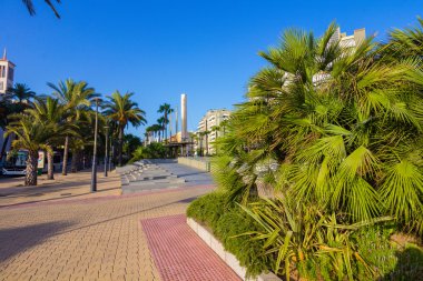 güzel yürüyüş alanları Nicolas Salmeron Park Almeria, İspanya