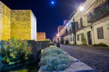 Tipik güzel temiz şehir sokaklarını Cordoba, İspanya