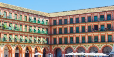 Ünlü Plaza de la Corredera yıl 1683 Cordoba, Spai