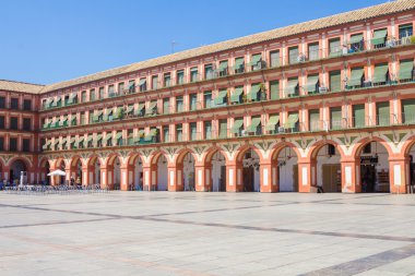 Ünlü Plaza de la Corredera yıl 1683 Cordoba, Spai