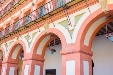 Ünlü Plaza de la Corredera yıl 1683 Cordoba, Spai
