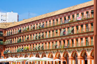 Ünlü Plaza de la Corredera yıl 1683 Cordoba, Spai