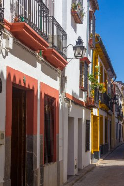 Kordon şehrin sokaklarında normal badanalı evler