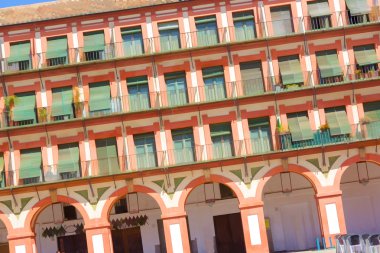 Ünlü Plaza de la Corredera yıl 1683 Cordoba, Spai
