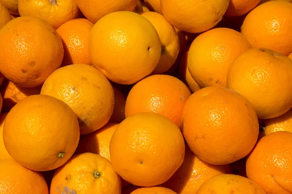 Fundo cítrico cheio de laranjas — Fotografia de Stock