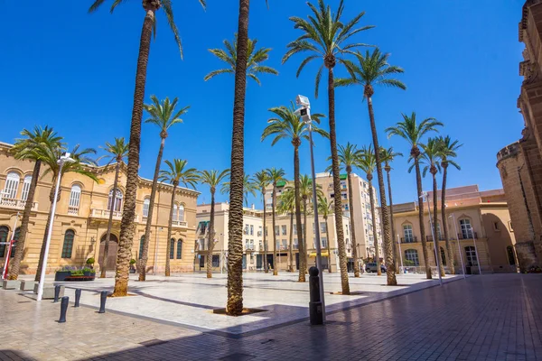 Cathedral Square in Almeria, Spanje — Stockfoto