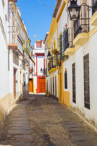 Typique belles rues propres de la ville Cordoue, Espagne — Photo