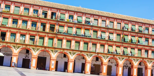 Famosa Plaza de la Corredera desde el año 1683 en Córdoba, Spai —  Fotos de Stock