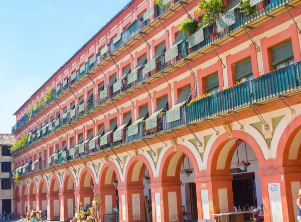 Famosa Plaza de la Corredera a partir do ano 1683 em Córdoba, Spai — Fotografia de Stock