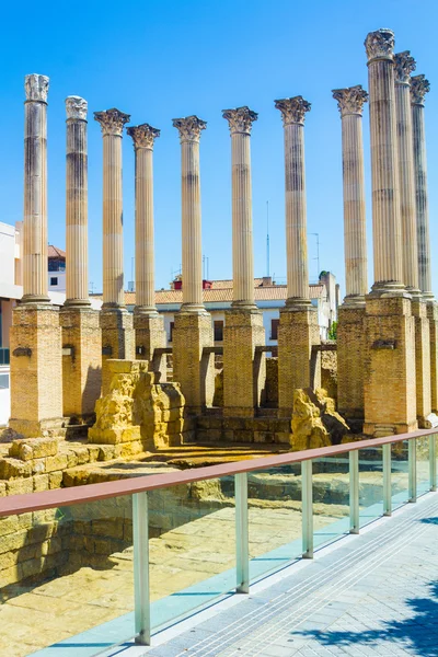 Roman columns of the second century before Christ in Cordoba, Sp — Stock Photo, Image