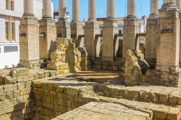 Roman columns of the second century before Christ in Cordoba, Sp — Stock Photo, Image