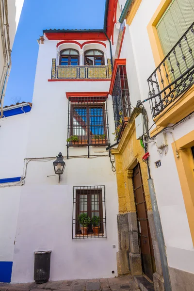 Casas caiadas típicas ao longo das ruas da cidade de Cord — Fotografia de Stock