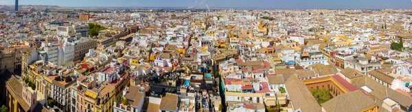 Vista aérea de la ciudad de Sevilla, España — Foto de Stock
