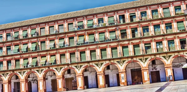 Het beroemde Plaza de la Corredera vanaf het jaar 1683 in Cordoba, Spai — Stockfoto