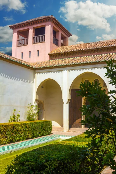 L'Alcazaba di Malaga Secolo X nel periodo arabo a Malaga Sp — Foto Stock