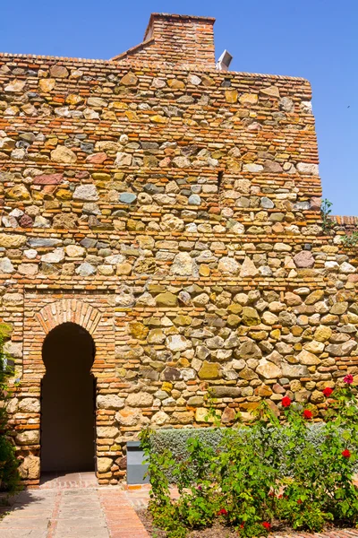 De Alcazaba van Malaga eeuw X in de Arabische periode in Malaga Sp — Stockfoto