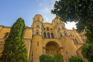giriş ve vücut bulma katedral Malaga, İspanya