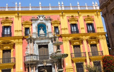 Malaga, İspanya şehrine piskoposluk Sarayı