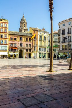 MALAGAfamous Plaza de la Constitucion, Malaga, Spain
