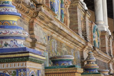 Sevill ünlü Meydanı İspanya ziynet ayrıntılarını