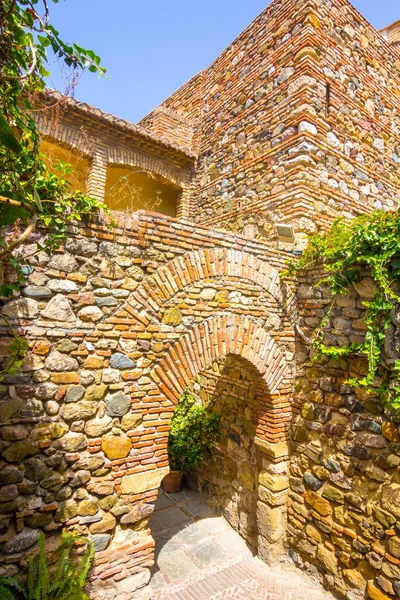 L'Alcazaba di Malaga Secolo X nel periodo arabo a Malaga Sp — Foto Stock