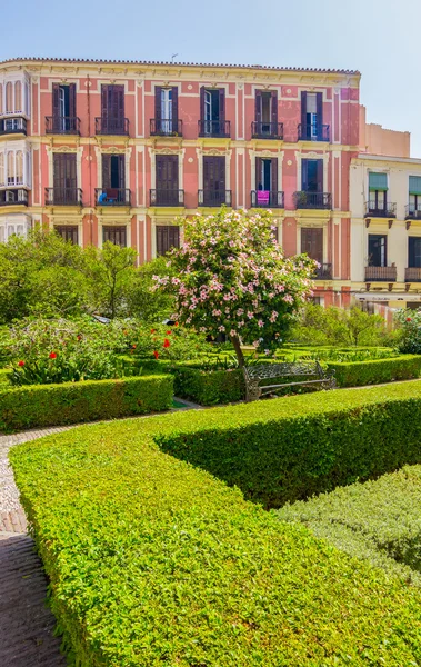 Jardines de la Catedral de Málaga, España — Foto de Stock