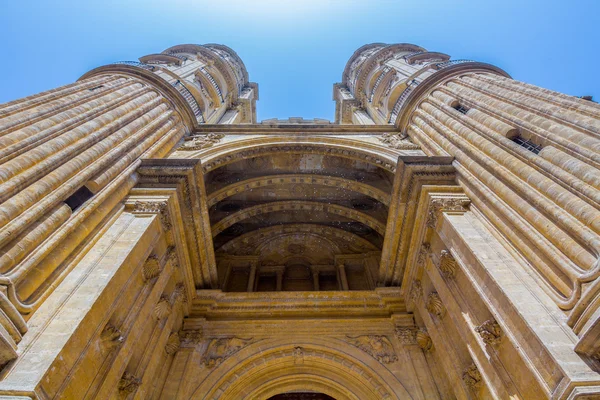 Ingang naar de kathedraal van de incarnatie in Malaga, Spanje — Stockfoto