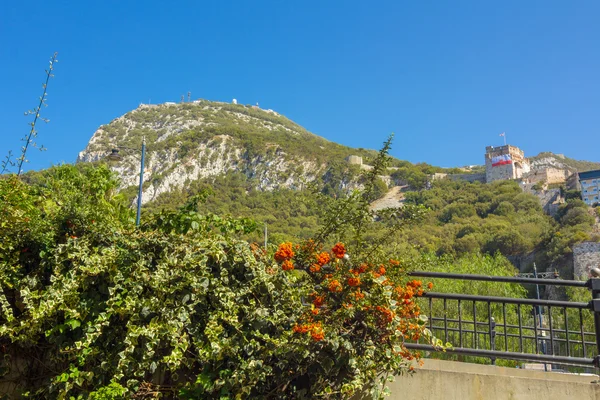 ジブラルタル、スペインの有名な岩 — ストック写真