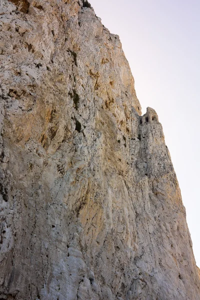 Dik duvar Rock Cebelitarık, İspanya — Stok fotoğraf