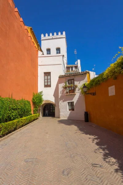 Beautiful streets full of typical color of the Andalusian city o — Stock Photo, Image