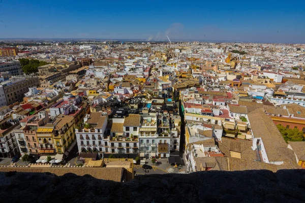 スペイン、セビリアの街の空撮 — ストック写真