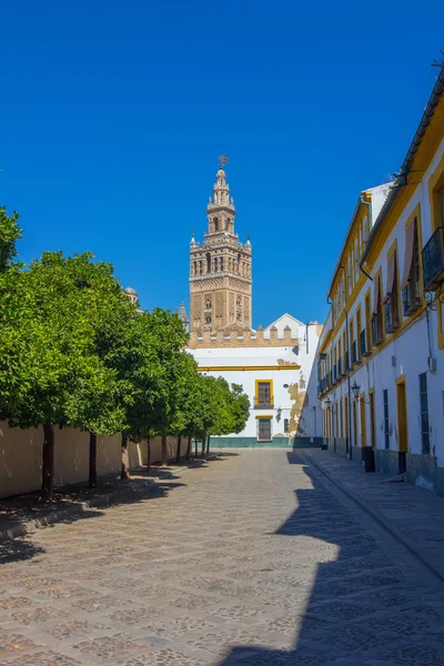 View of the famous Giralda in Seville, Spain — Stock Photo, Image