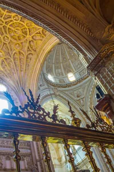 Cristãos detalhes agradáveis na catedral dentro da Mesquita de Co — Fotografia de Stock