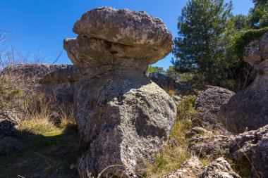 Cuena, İspanya'nın büyülü kentin kaprisli formlarla kayalar