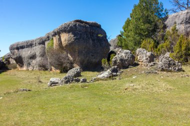 Cuena, İspanya'nın büyülü kentin kaprisli formlarla kayalar