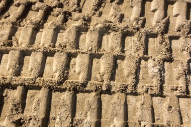 Arka plan ağır makine kumdaki ile